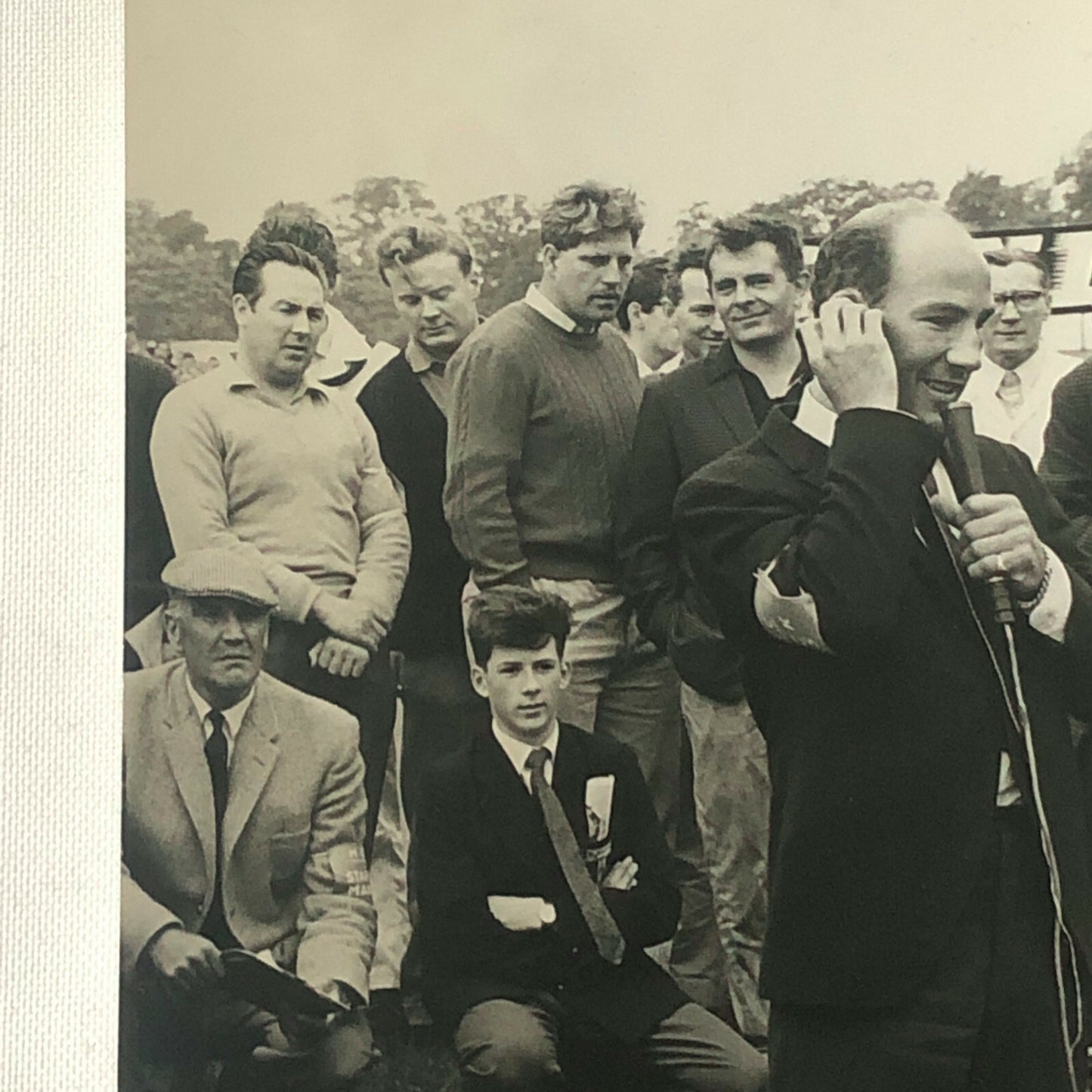 Vintage Stirling Moss Racing Driver Photo Professional Press Photograph 