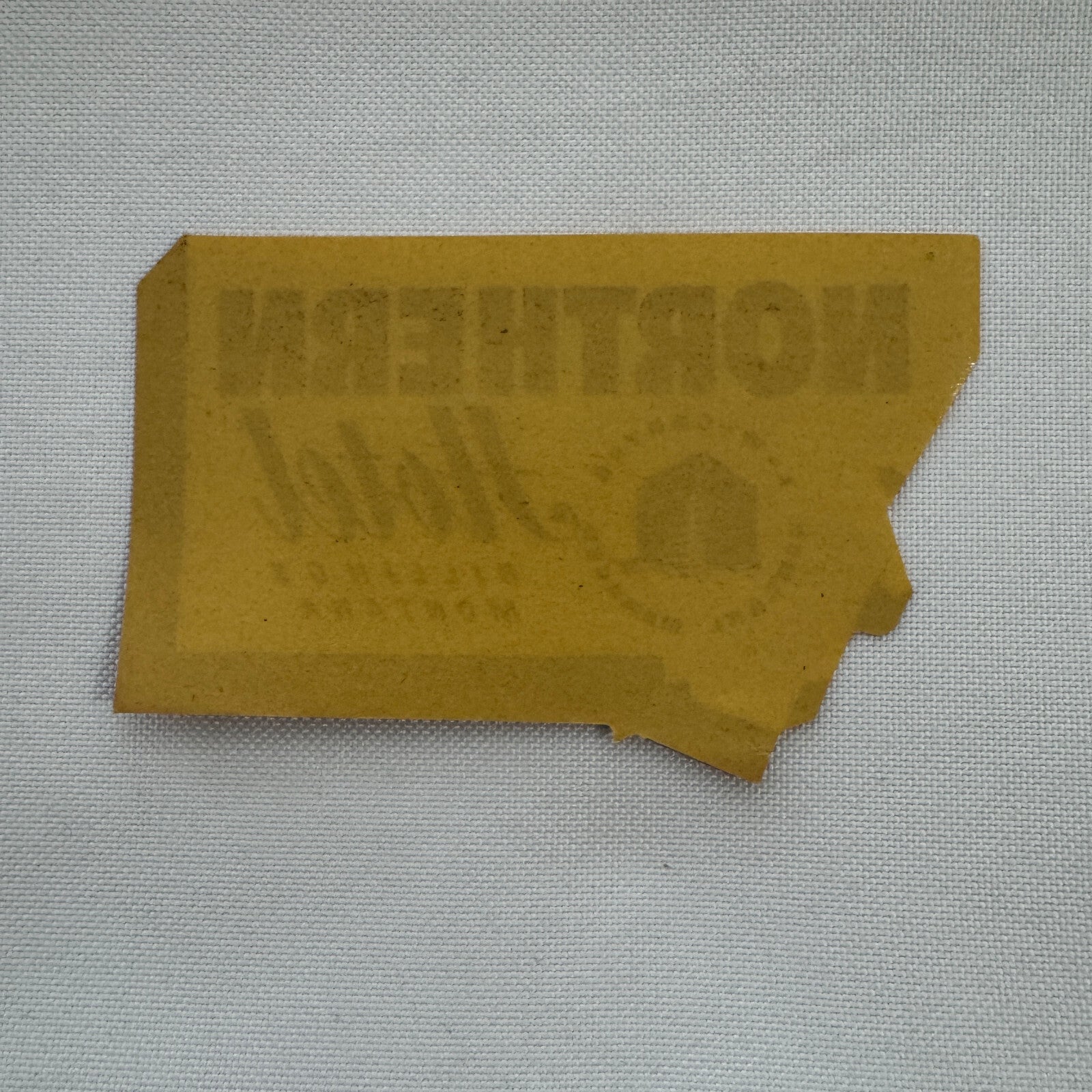 Vintage Travel Luggage Label Northern Hotel Billings Montana