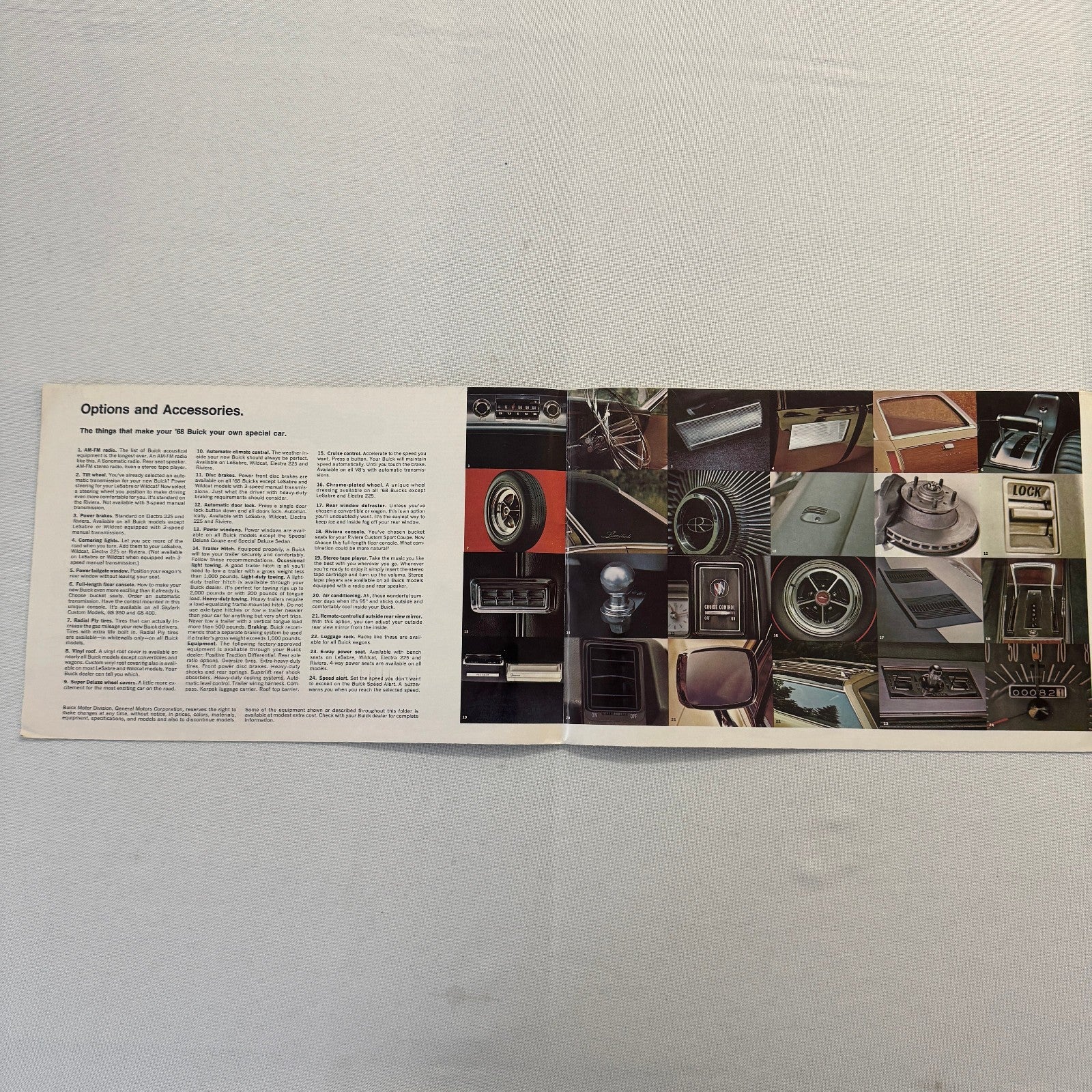 1968 Buick Sales Brochure GS400 GS350 Skylark Wildcat Electra Riviera Catalog