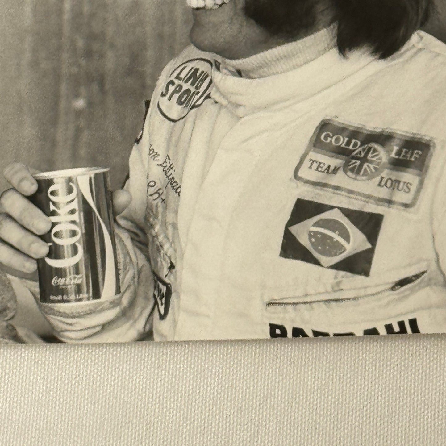 Vintage Racing Photo 1971 Austrian Grand Prix Emerson Fittipaldi Colin Chapman