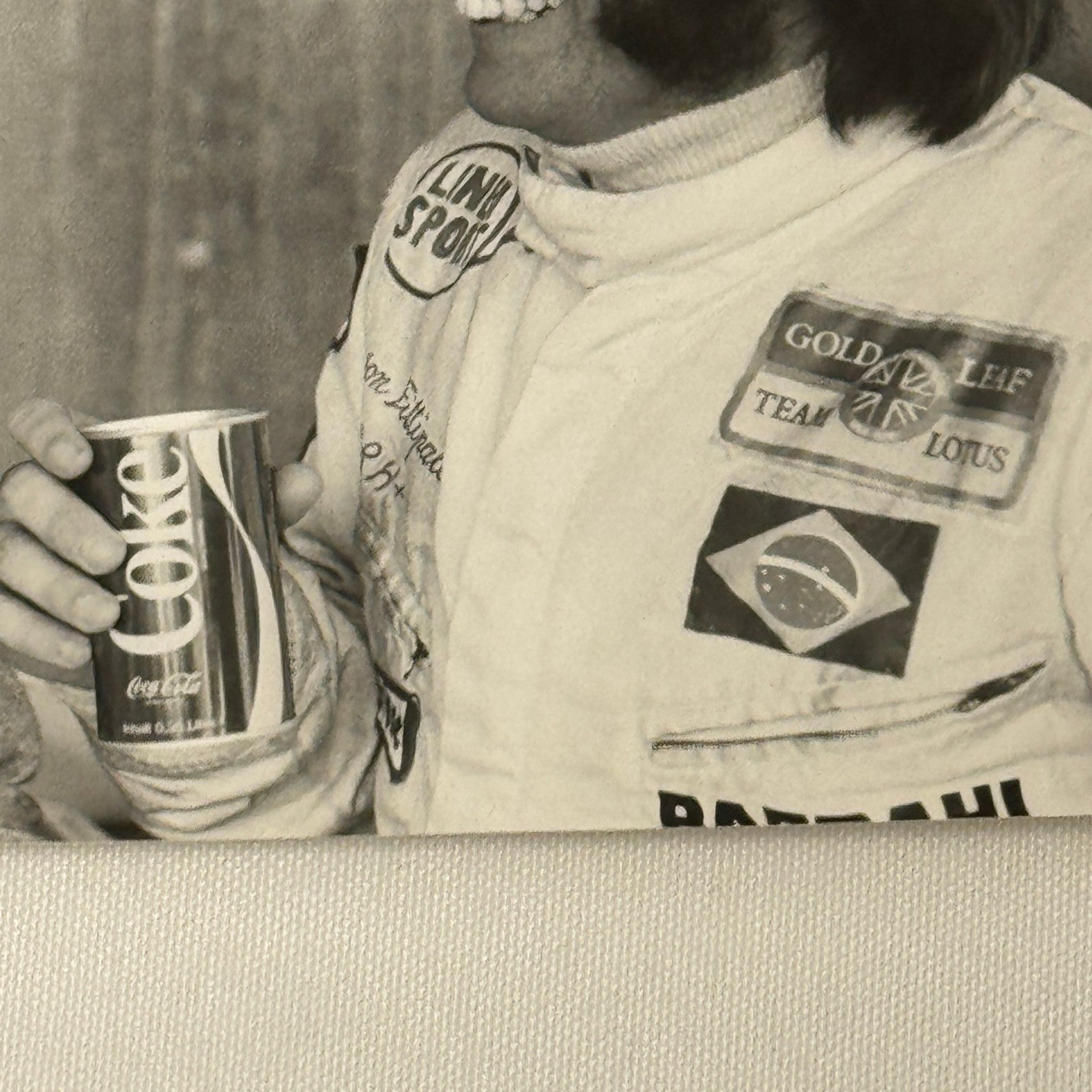 Vintage Racing Photo 1971 Austrian Grand Prix Emerson Fittipaldi Colin Chapman