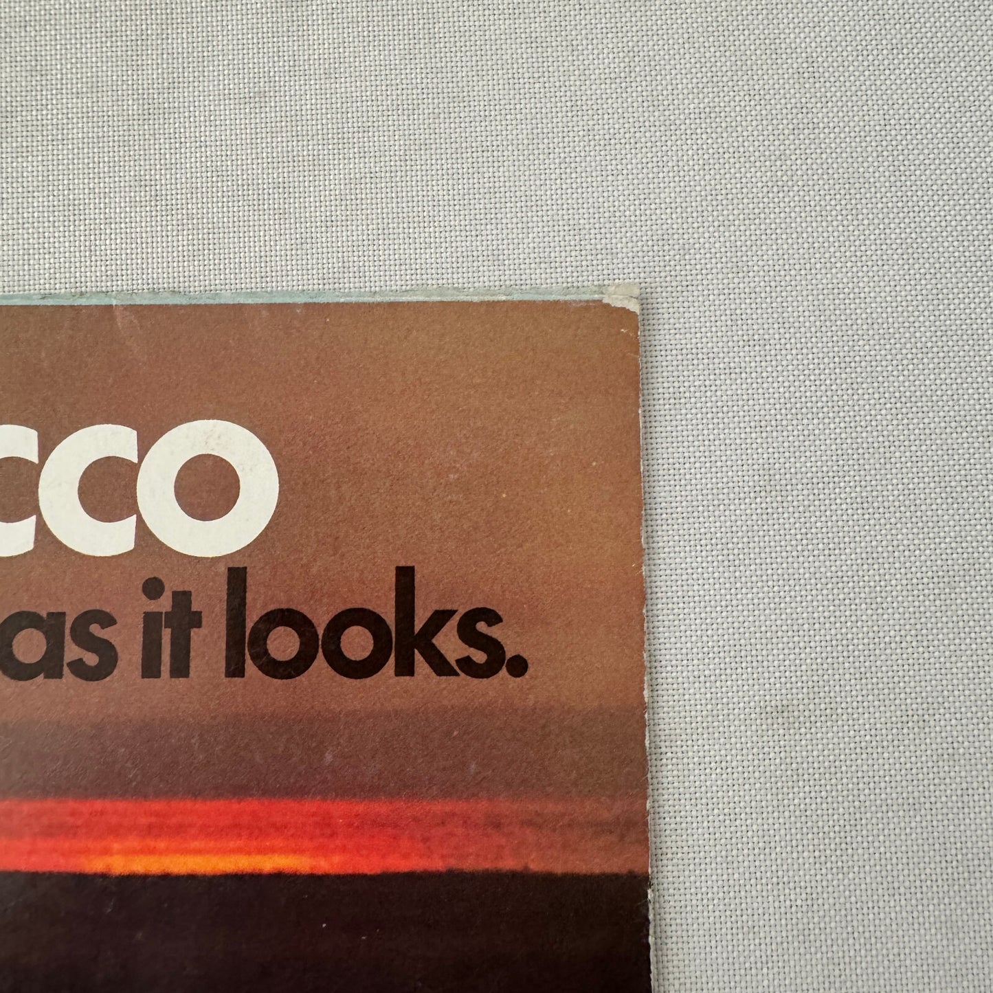 1978 Volkswagen VW Scirocco Car Sales Brochure Poster Advertising