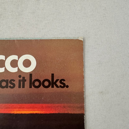 1978 Volkswagen VW Scirocco Car Sales Brochure Poster Advertising