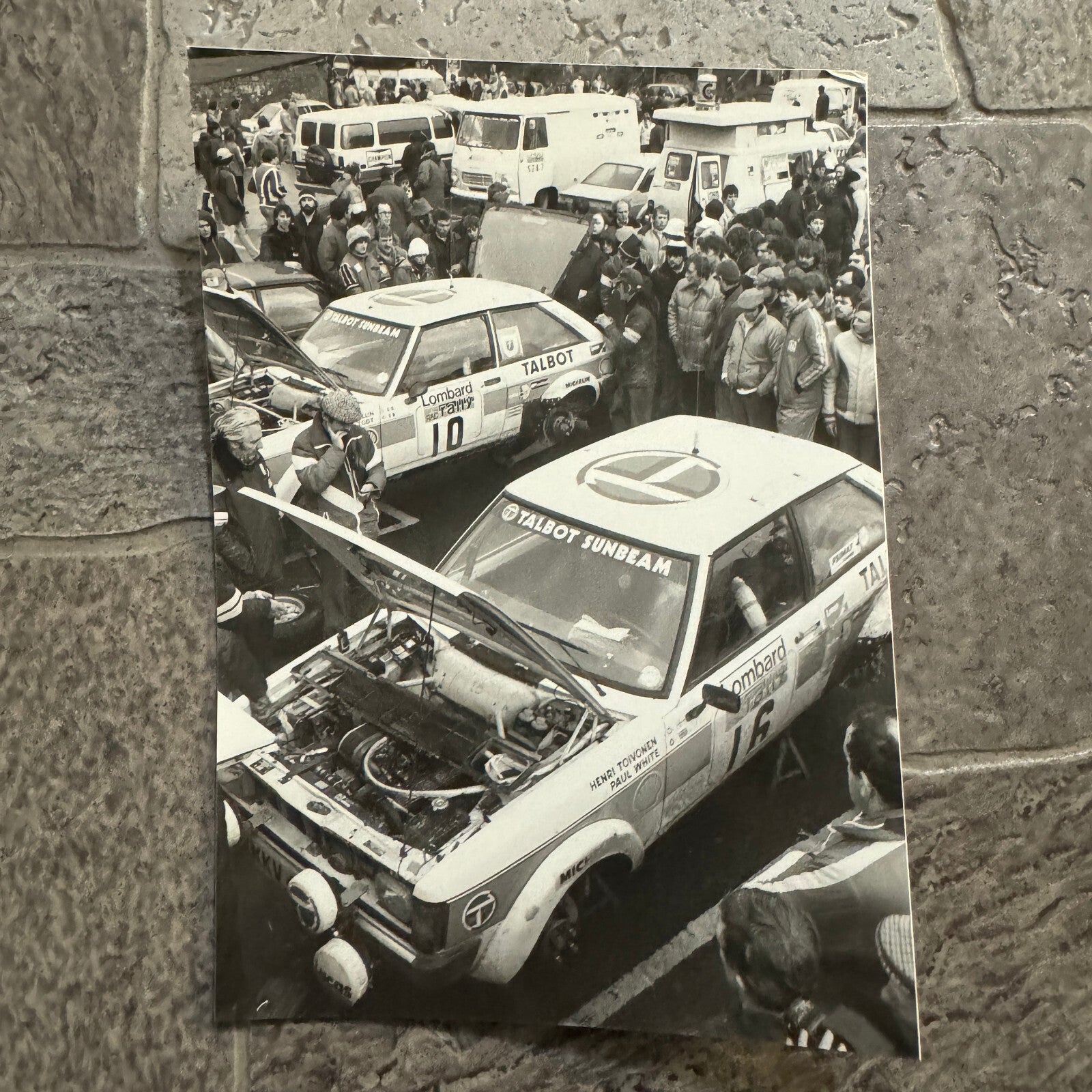 1980 RAC Rally Rallye Car Racing Photo Photograph Talbot Sunbeam Vintage Car