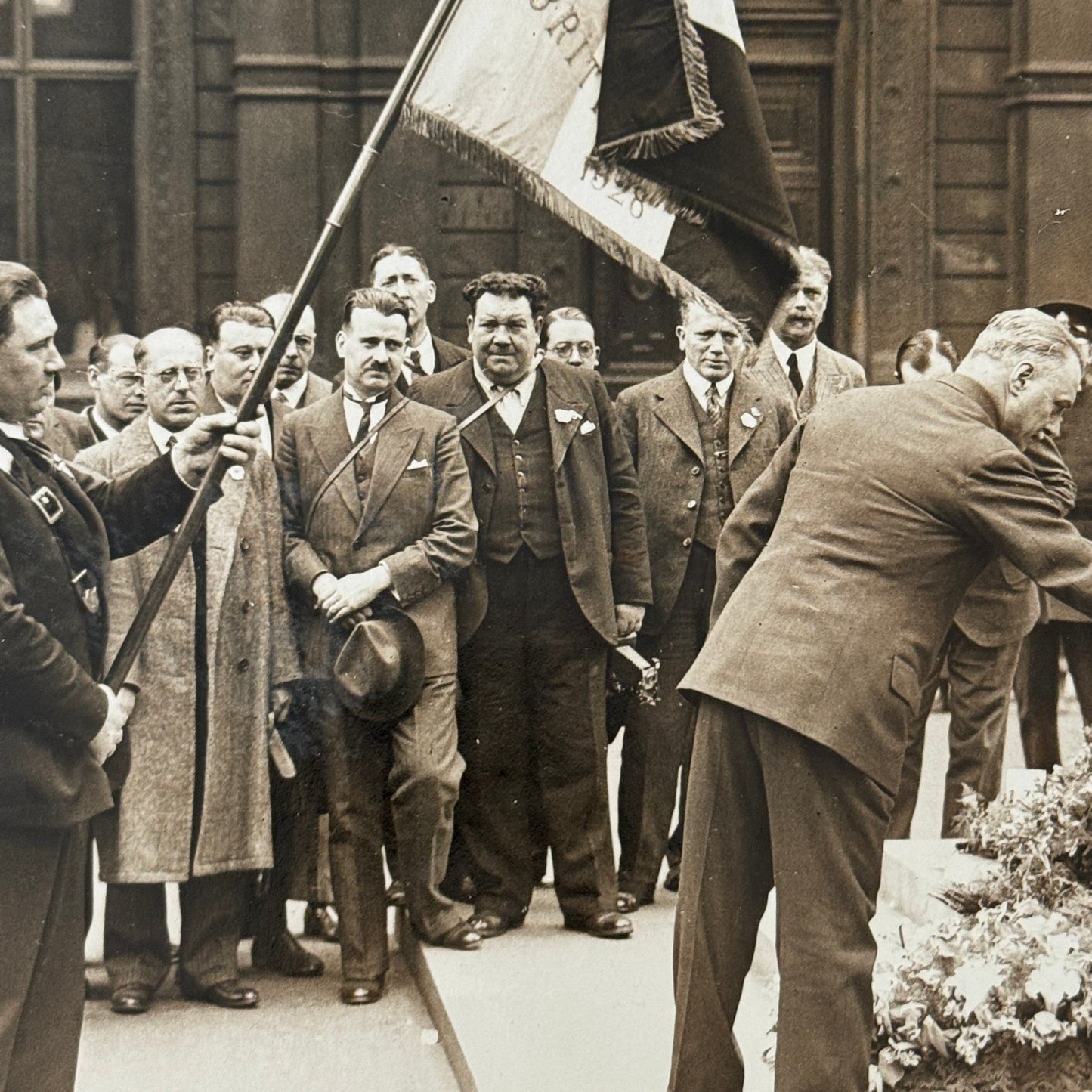 French Military Servicemen Memorial Ceremony in the UK Press Photo Photograph