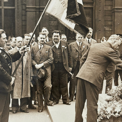 French Military Servicemen Memorial Ceremony in the UK Press Photo Photograph