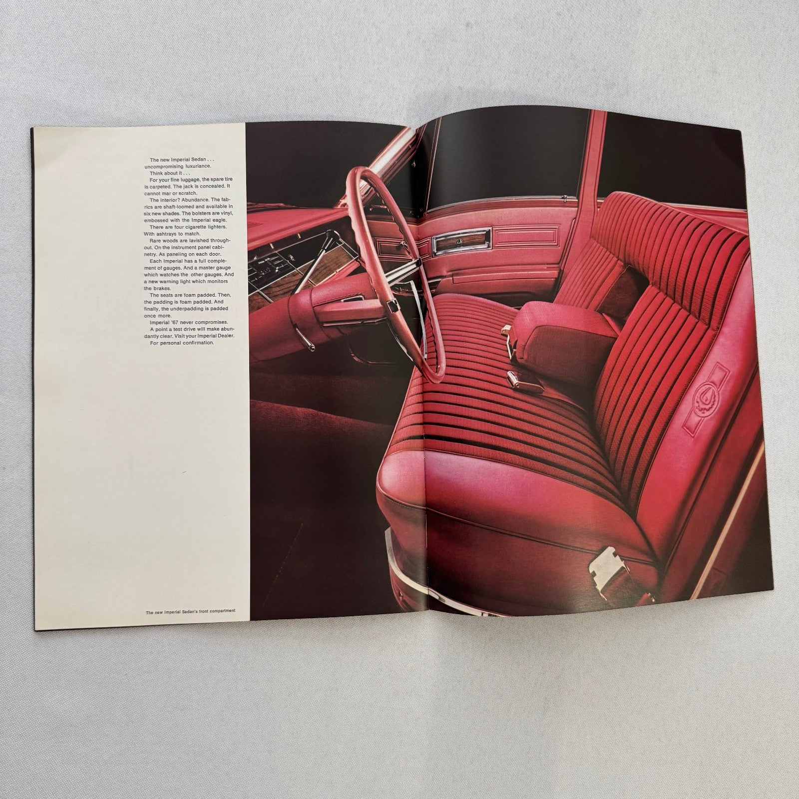1967 Imperial Car Sales Brochure Catalog Crown Convertible Coupe LeBaron Hardtop