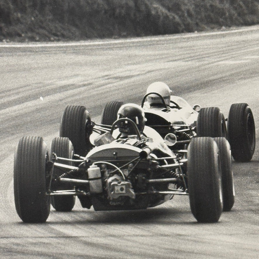 Vintage Racing Photo Graham Hill Jack Brabham Snetterton 1965 Motorsport