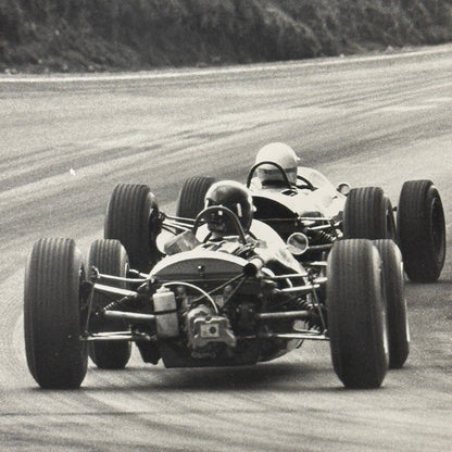 Vintage Racing Photo Graham Hill Jack Brabham Snetterton 1965 Motorsport