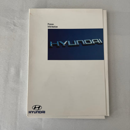 1996 Hyundai Car Press Kit S-Coupe S Coupe Sonata Lantra Accent H100 GERMAN