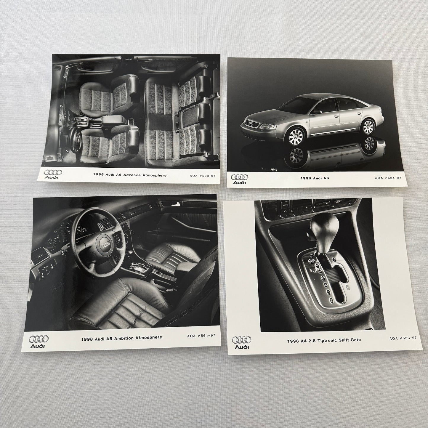 1998 Audi Press Kit Box Brochure A4 A6 A8 Factory Photos 35mm Slides