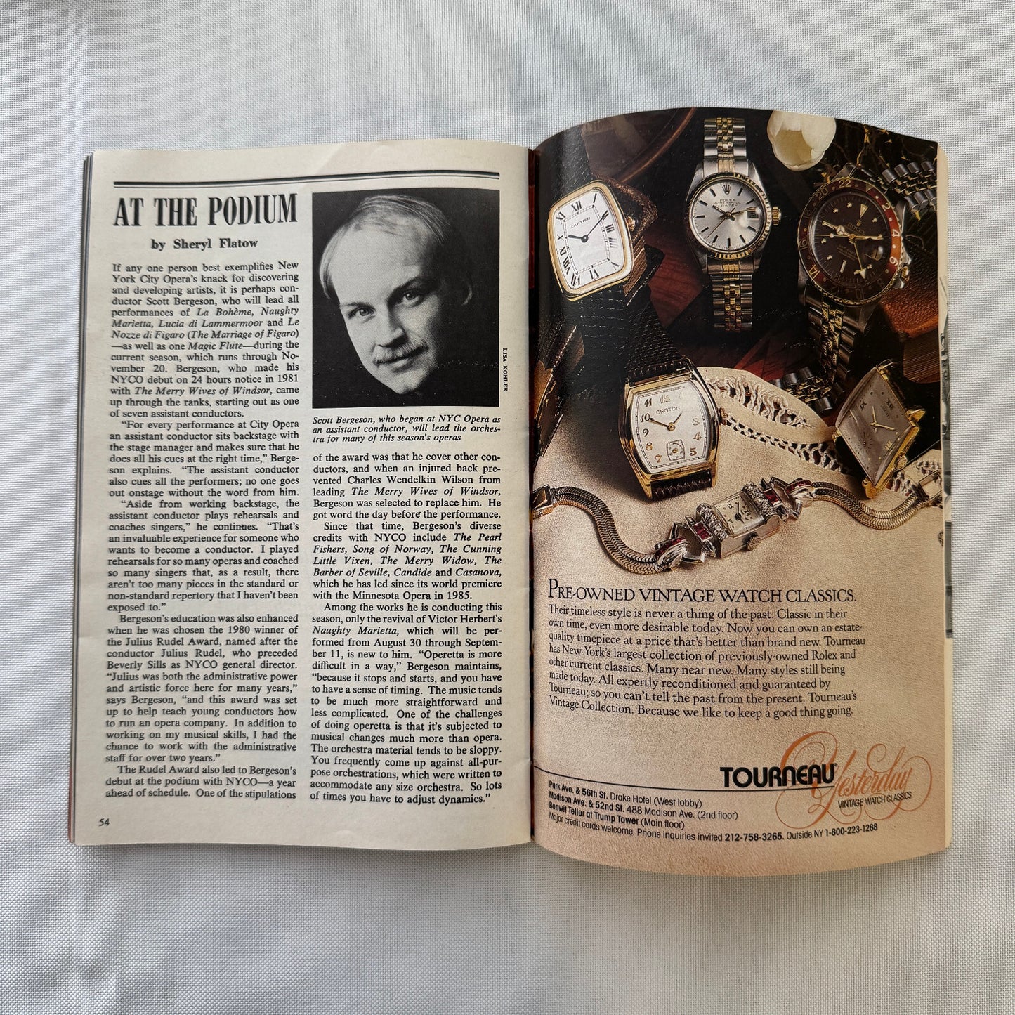 I'll Go On Signed Playbill Autographed Program Barry McGovern 1988