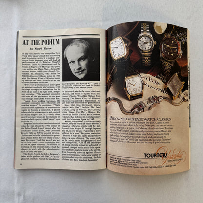 I'll Go On Signed Playbill Autographed Program Barry McGovern 1988