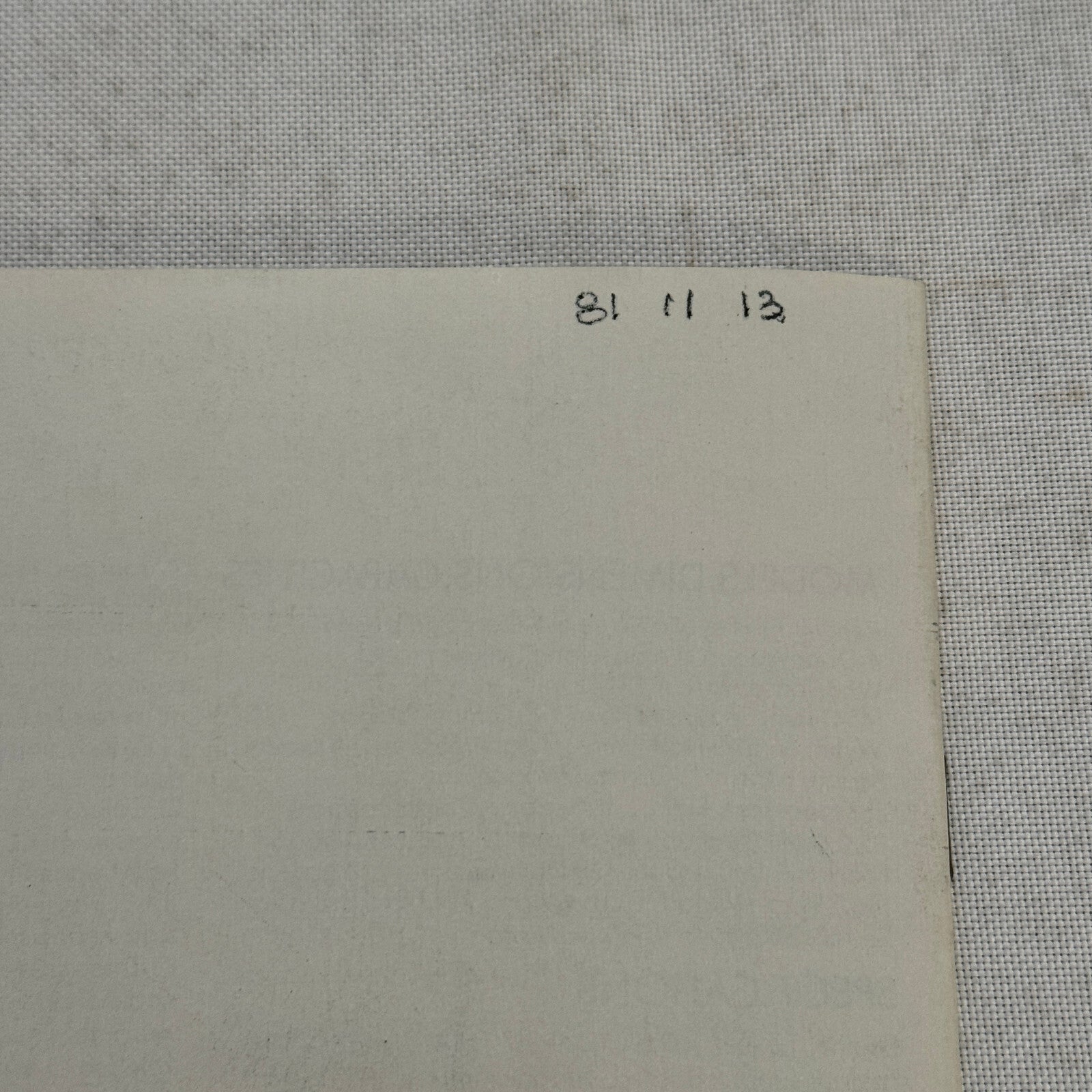 1981 Renault 18i Car Sales Brochure Catalog Vintage Advertising