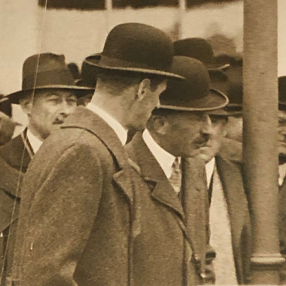Press Photo Photograph King George Queen Mary at Horse Race Limelight 1933