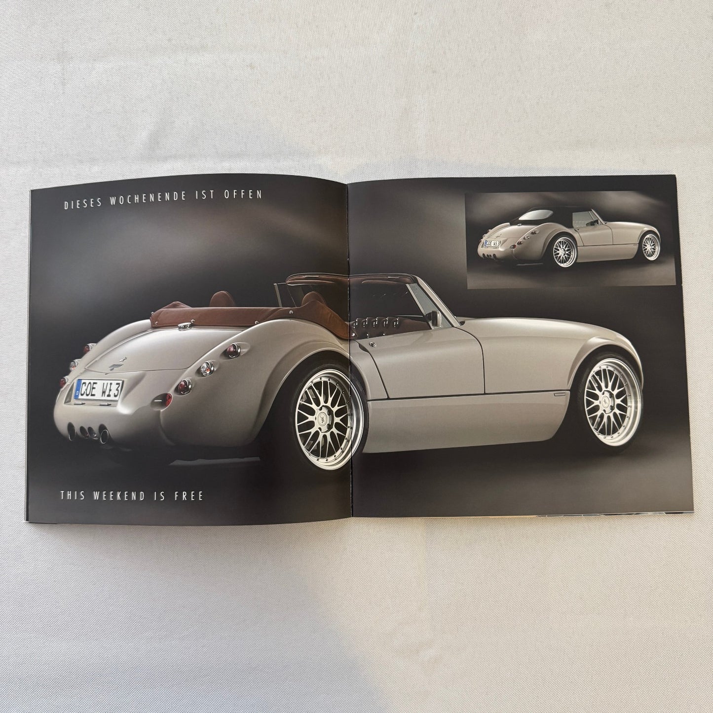 Wiesmann Roadster Sports Car Sales Brochure Catalog Advertising