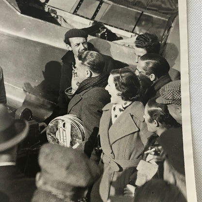Press Photo Photograph Air Race Aviators Pilots Plane Airplane 1934 London News