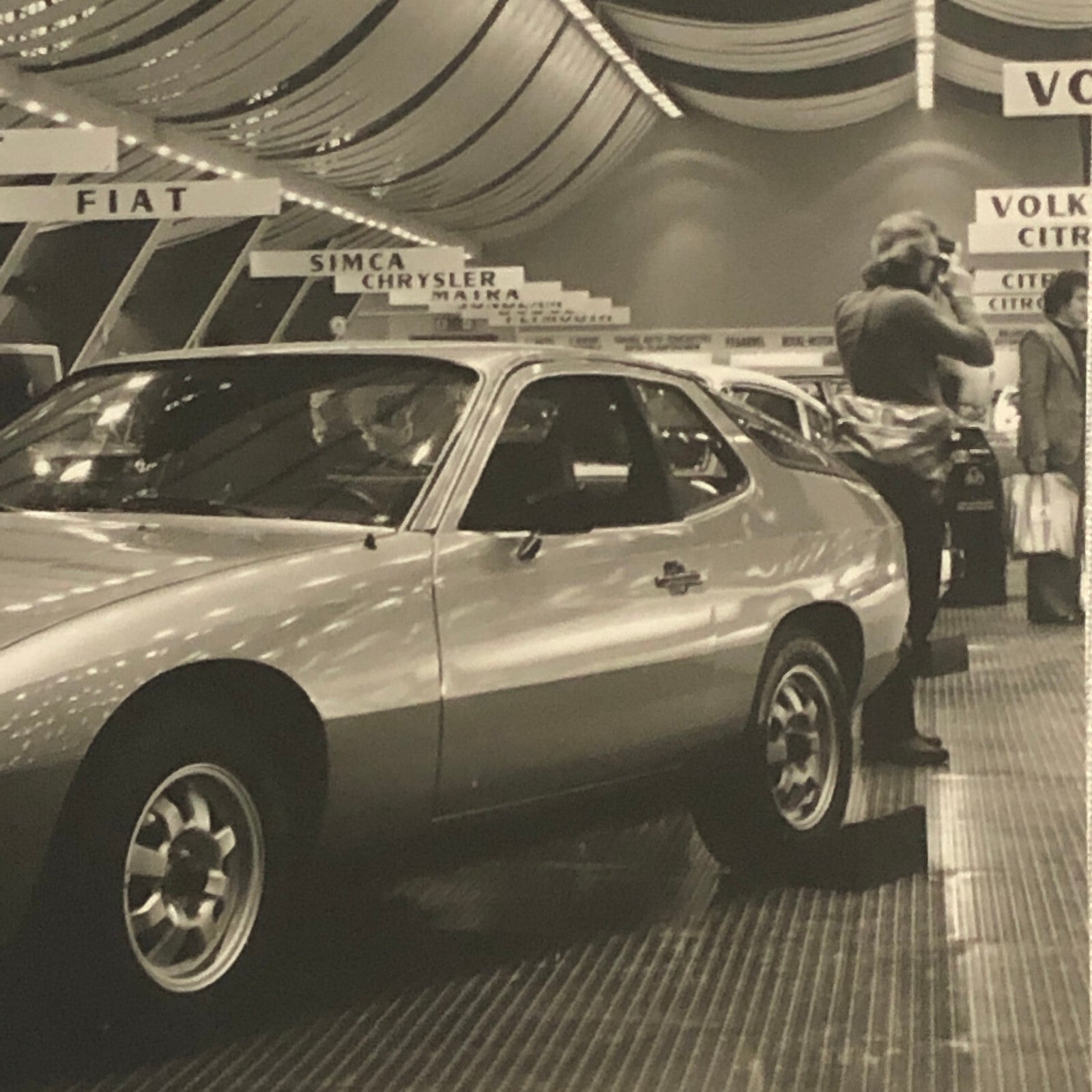 Vintage Porsche 924 Photo Photograph Print