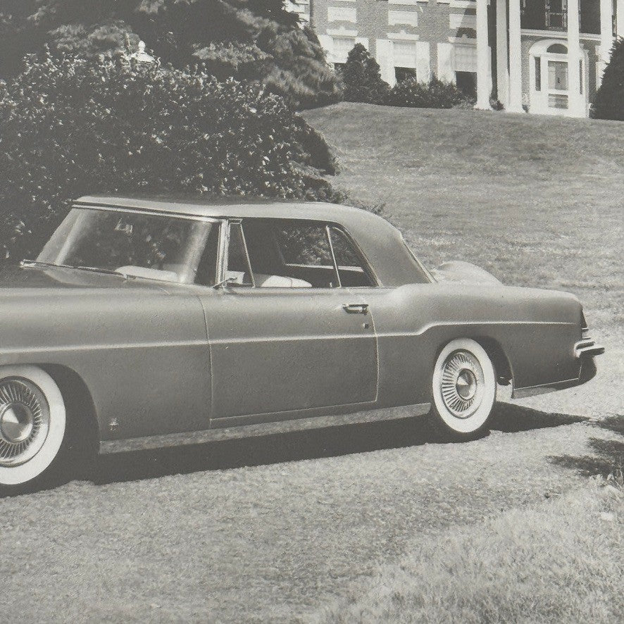 1956 Lincoln Continental Car Photo Photograph Modern Print