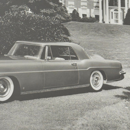 1956 Lincoln Continental Car Photo Photograph Modern Print