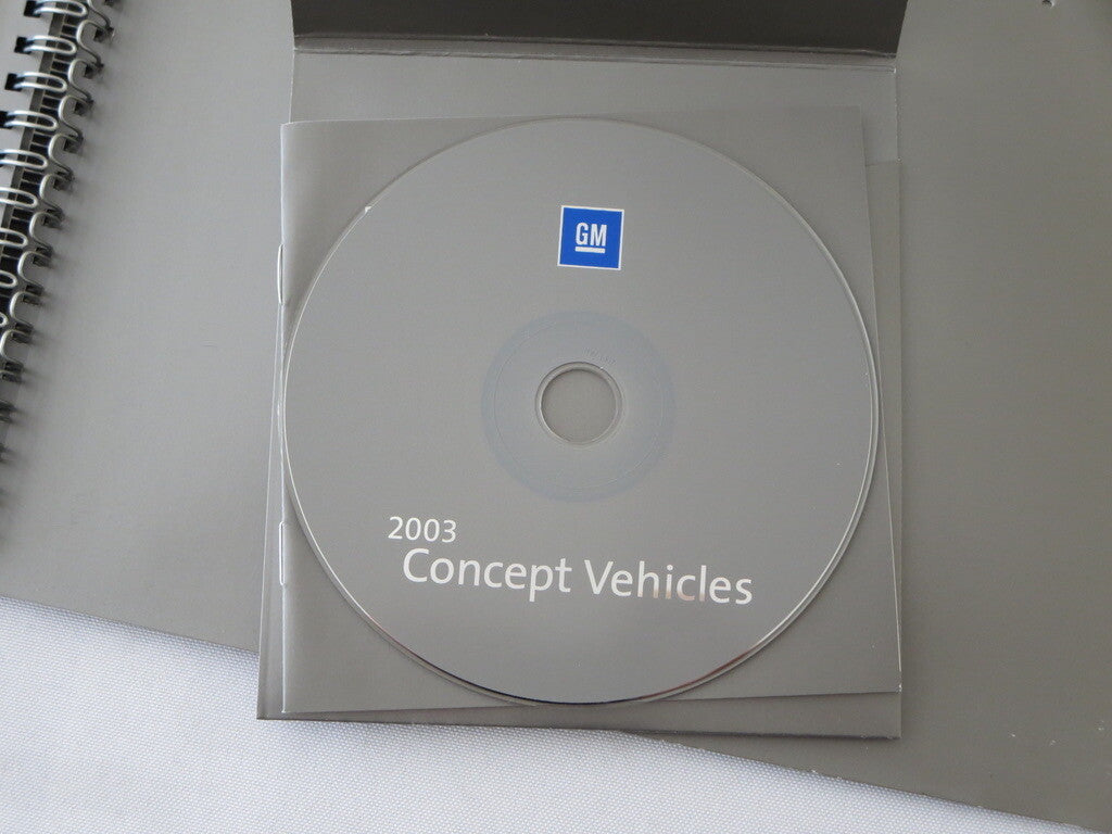 2003 GM General Motors Concept Press Kit Brochure Chevrolet SS Buick Pontiac +
