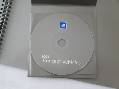 2003 GM General Motors Concept Press Kit Brochure Chevrolet SS Buick Pontiac +