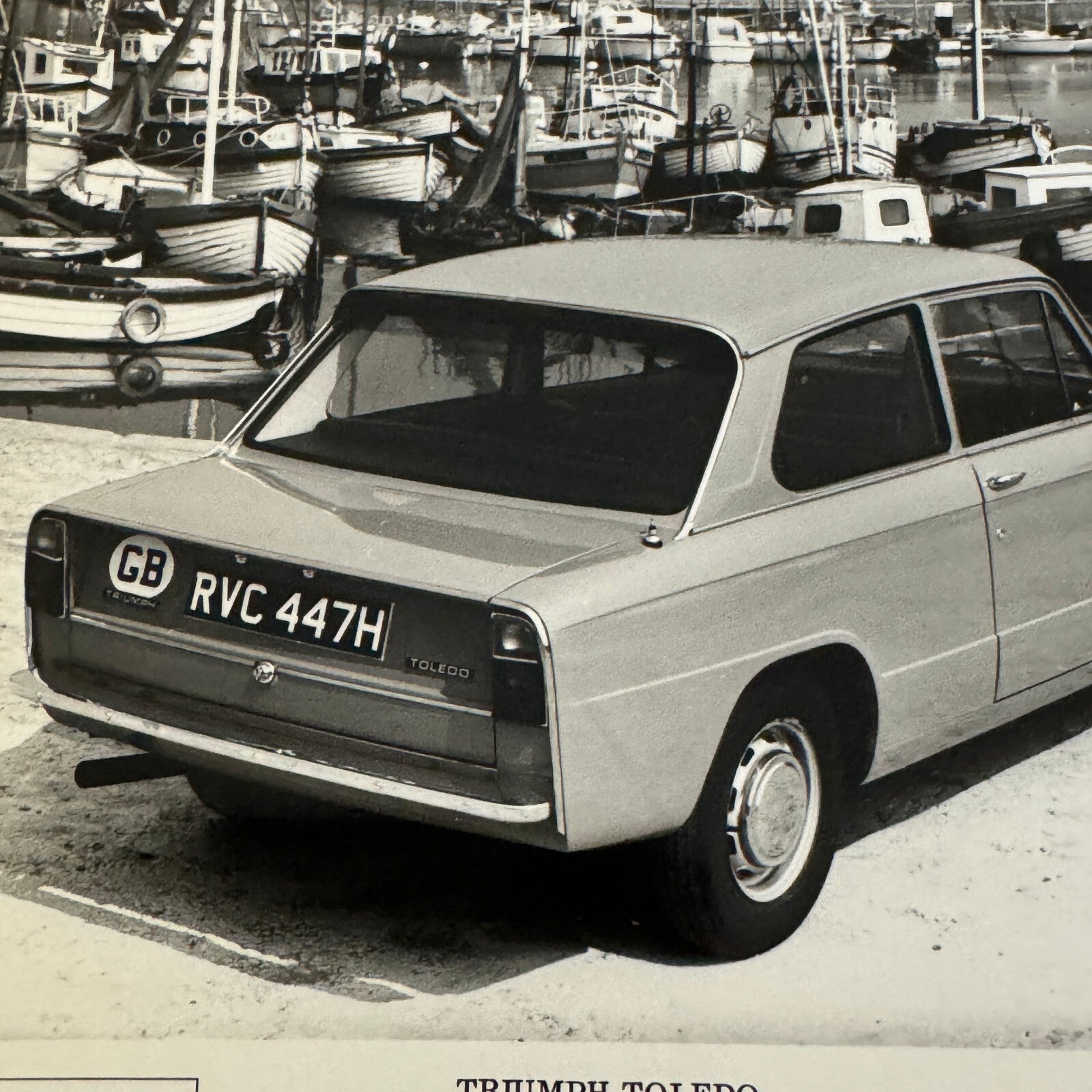 Triumph Toledo Coupe Car Factory Press Photo Photograph Print 1971