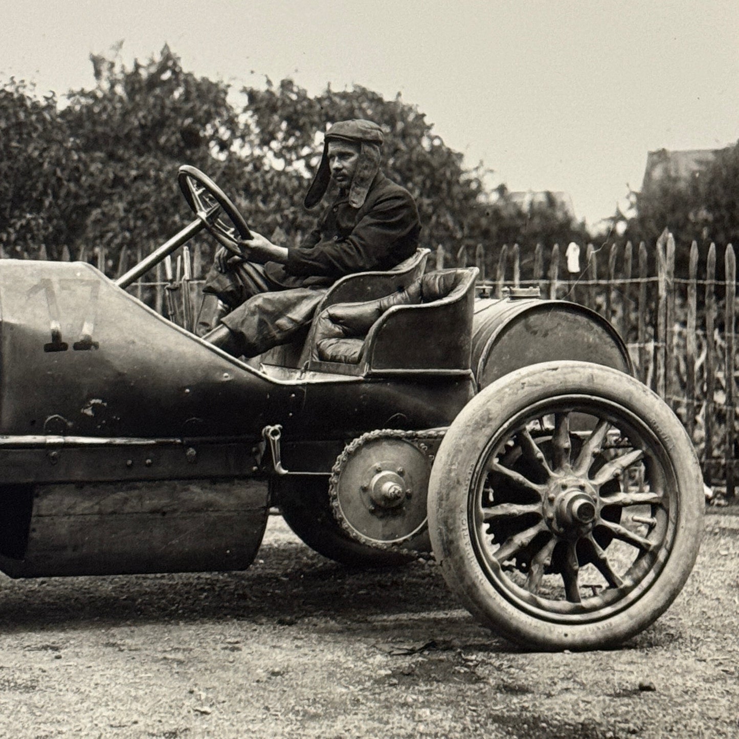 1905 Gordon Bennet Cup Race Edgar Braun Mercedes Benz Car Photo Modern Print