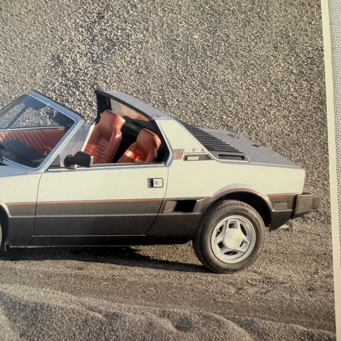 Bertone Fiat X1/9 Car Sales Sheet Brochure Advertising Fiat X19