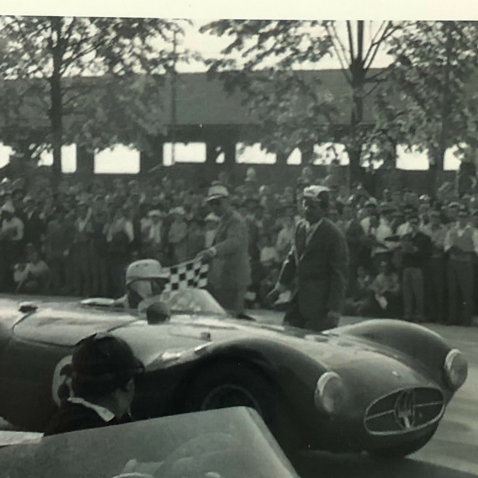Vintage Racing Photo Photograph - Modern Era Print - Maserati Car + 