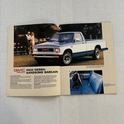 1988 GMC S-15 S15 Pickup Truck Sales Brochure Catalog Advertising Canadian