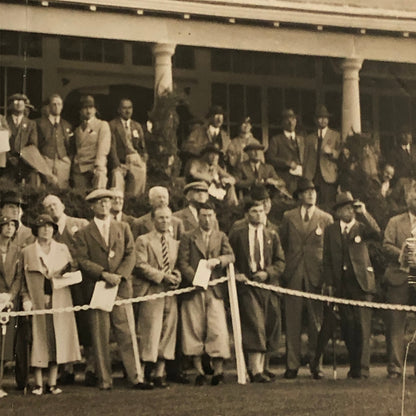Press Photo Photograph Golf Golfer Tournament Alf Padgham Purley Downs 1933 LNA