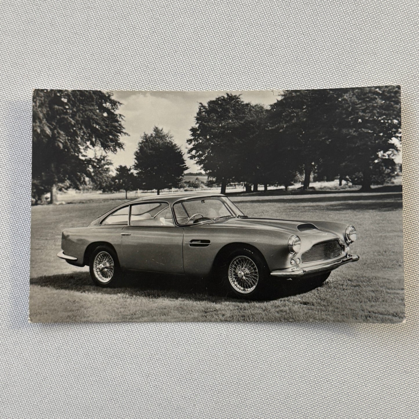 David Brown Aston Martin Car Vintage Postcard Post Card