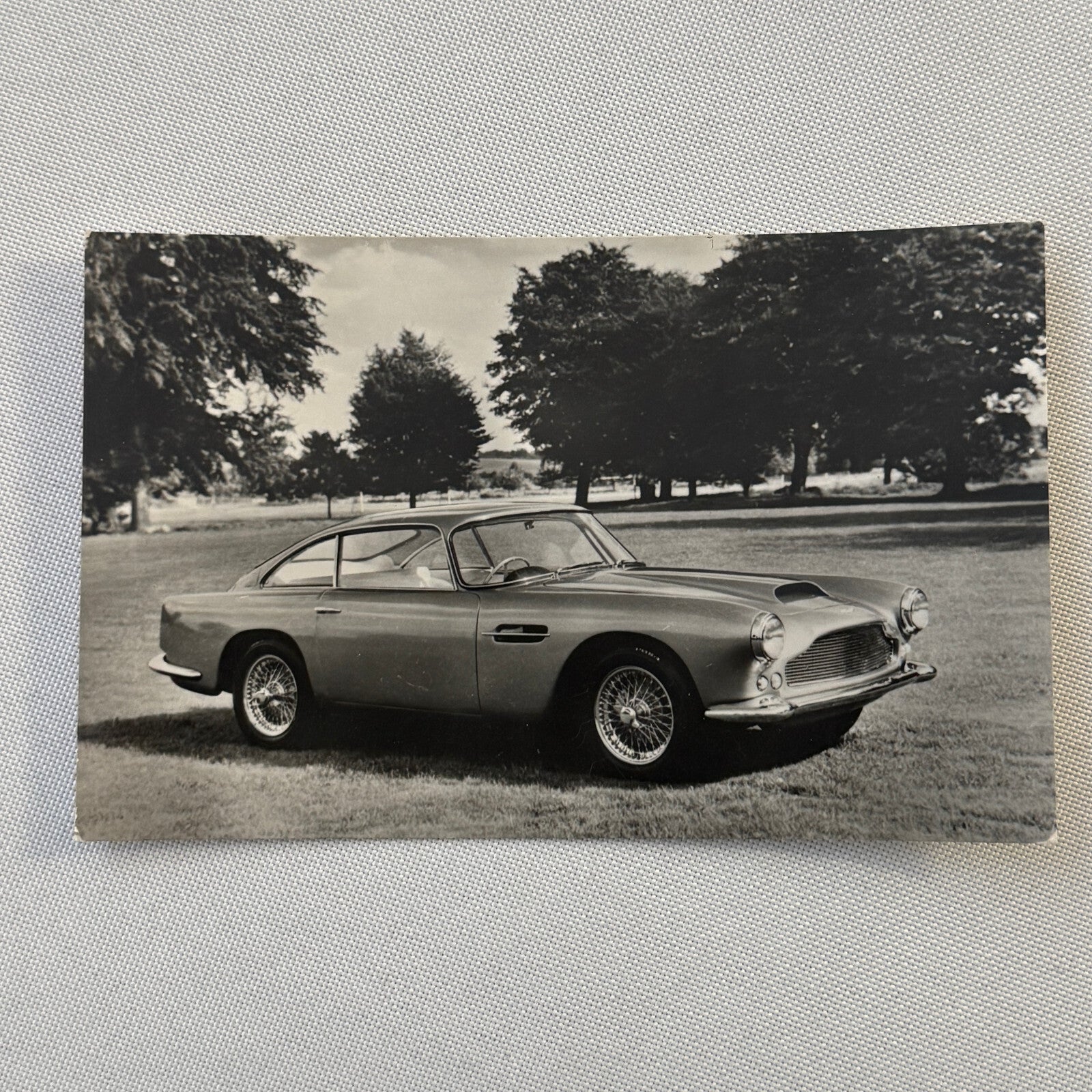 David Brown Aston Martin Car Vintage Postcard Post Card