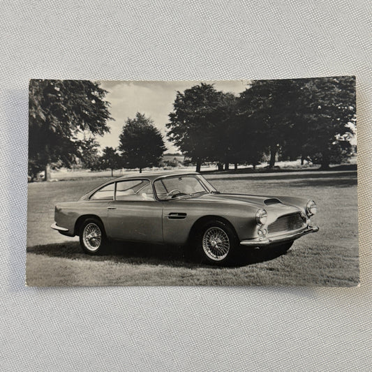 David Brown Aston Martin Car Vintage Postcard Post Card