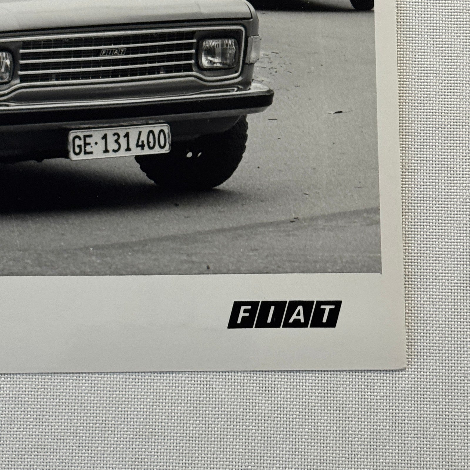 Fiat 128 Special Car Factory Press Photo Photograph Print Vintage 1976