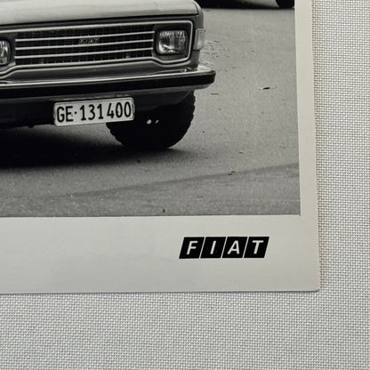 Fiat 128 Special Car Factory Press Photo Photograph Print Vintage 1976