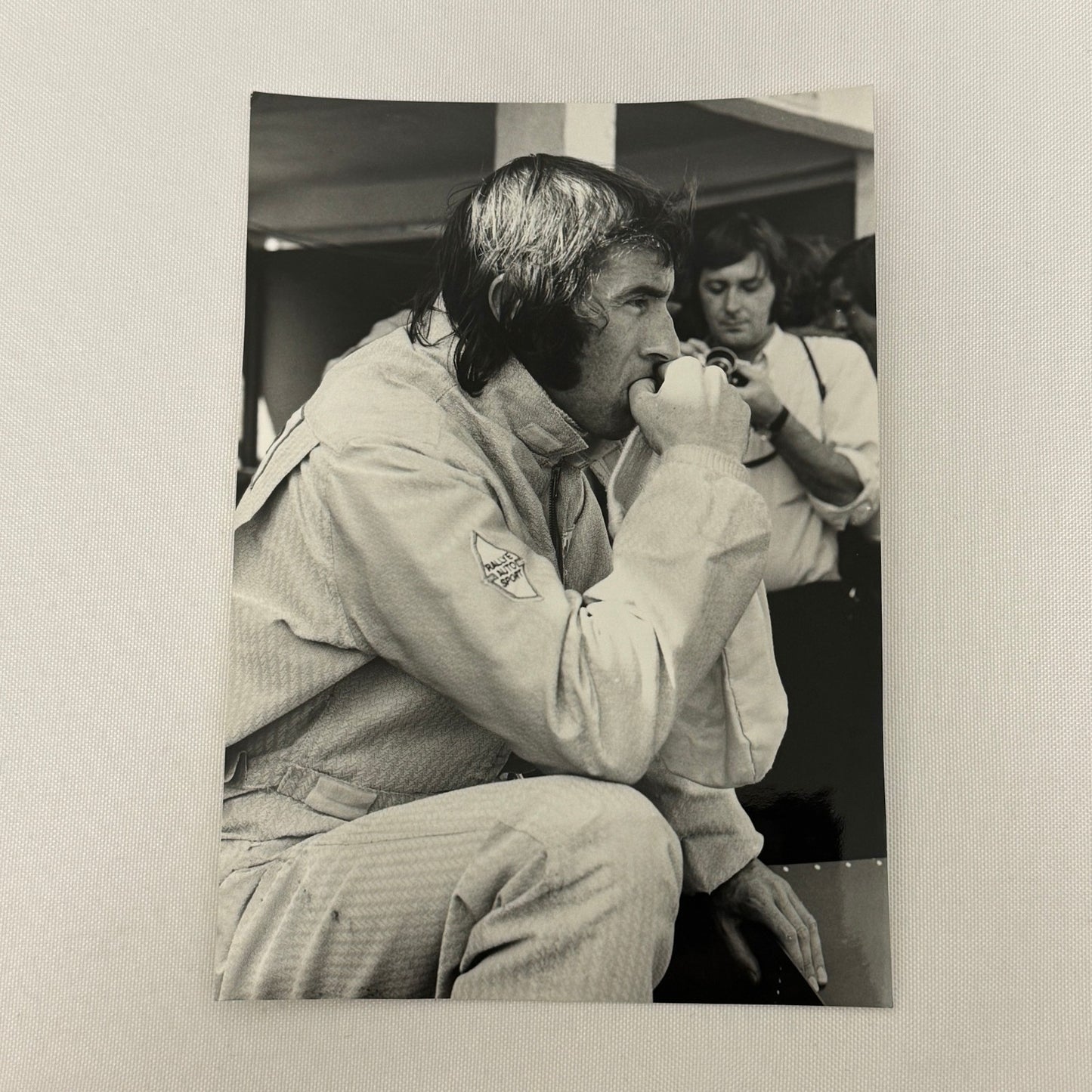 Vintage Racing Photo 1971 German Grand Prix Race Jackie Stewart Motorsport