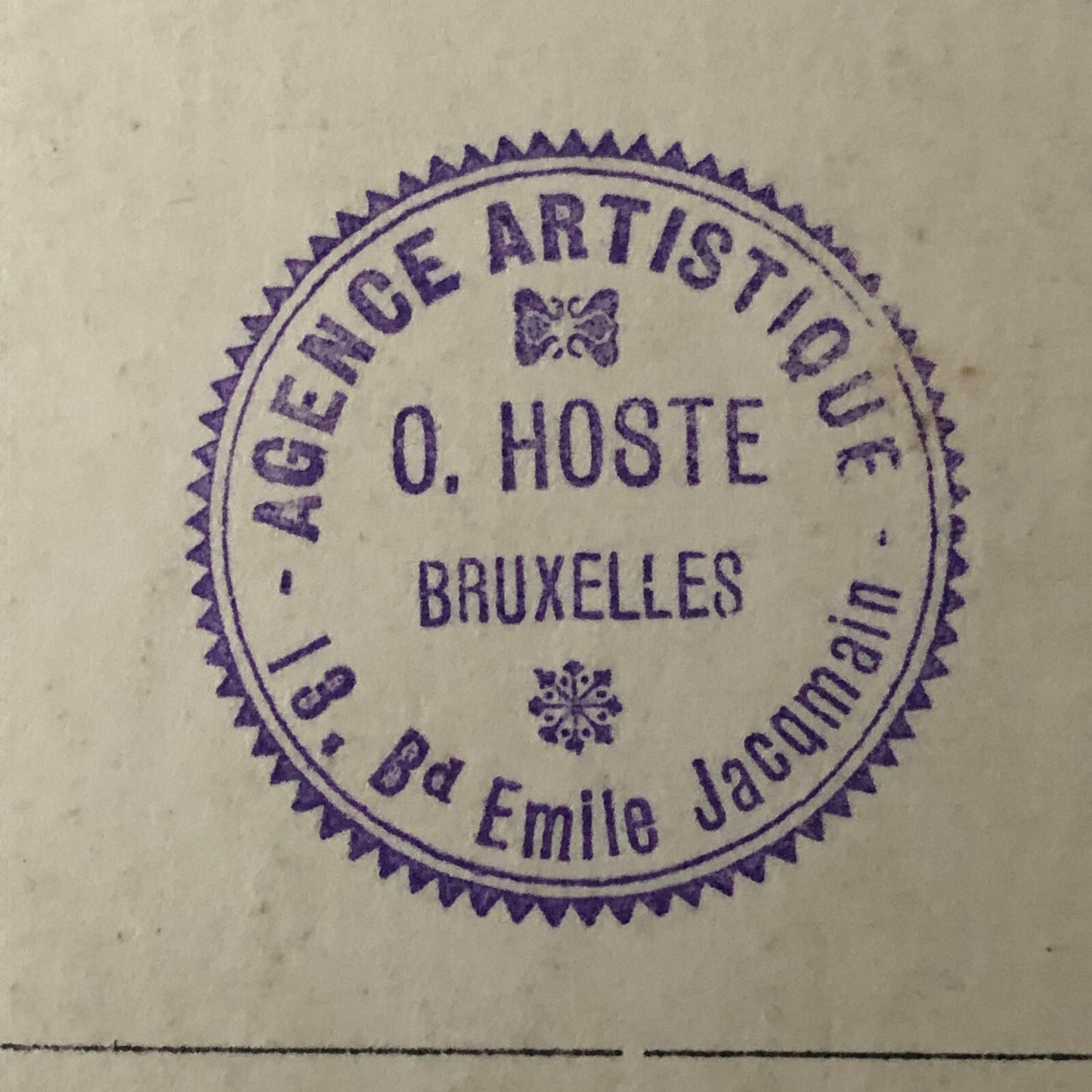 Circus Acrobat Act Postcard Post Card Vintage Les Rijnders