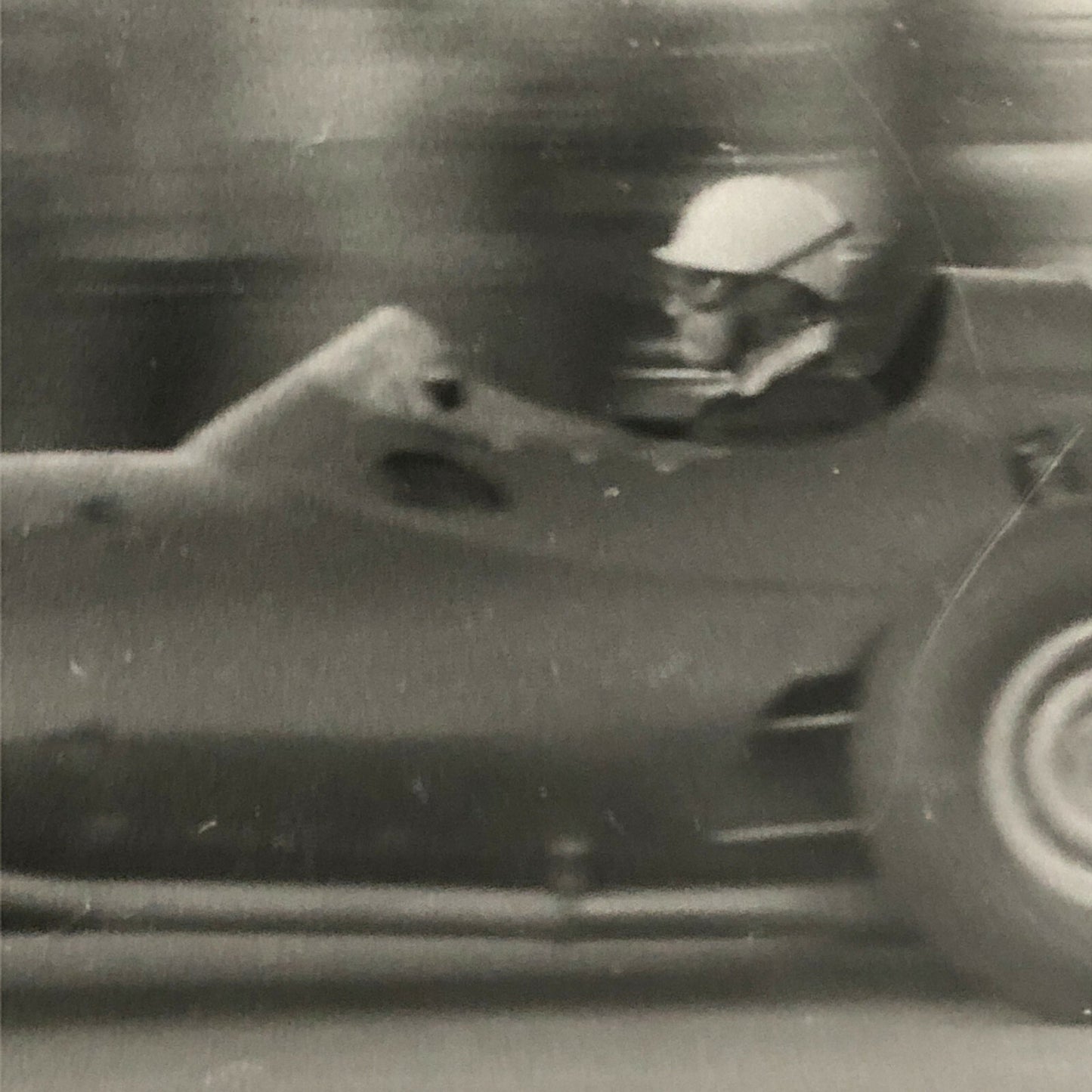 Vintage Racing Car Driver Photo Photograph Print 