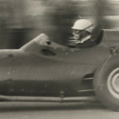 Vintage Racing Car Driver Photo Photograph Print 