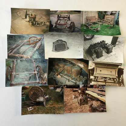 Vintage De Dion Bouton Barn Find Junk Yard Car Part Photo Photograph Lot of 11