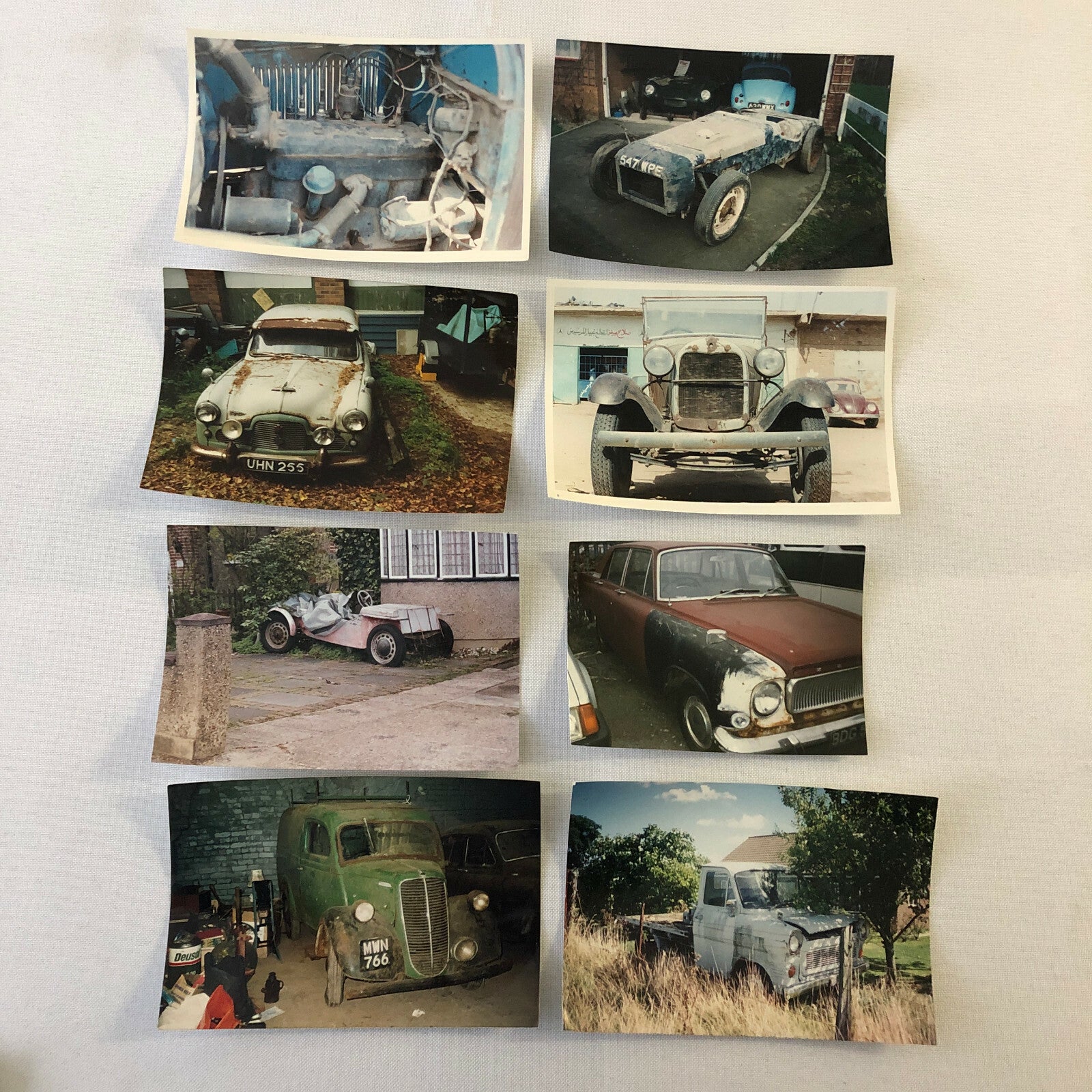 Vintage Ford Car & Truck Barn Find Junk Yard Part Photo Photograph Lot of 30