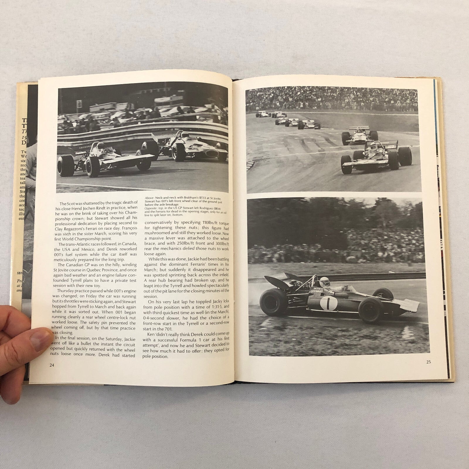 The Grand Prix Tyrrell Jackie Stewart Cars 1970-1973 Book Doug Nye ELF Racing