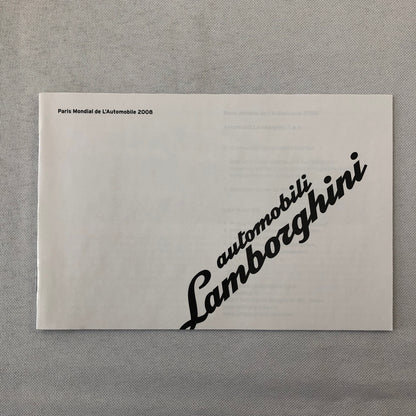 Lamborghini Press Kit Brochure with CD Estoque Concept Gallardo Murcielago