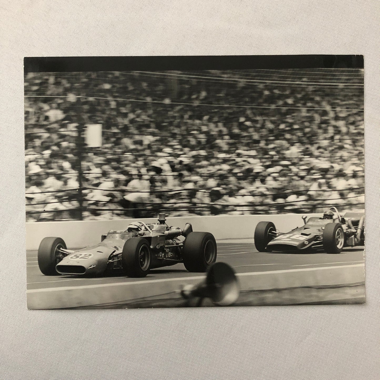 Indianapolis Indy 500 Racing Car Photo Photograph Roger McCluskey Mark Donohue