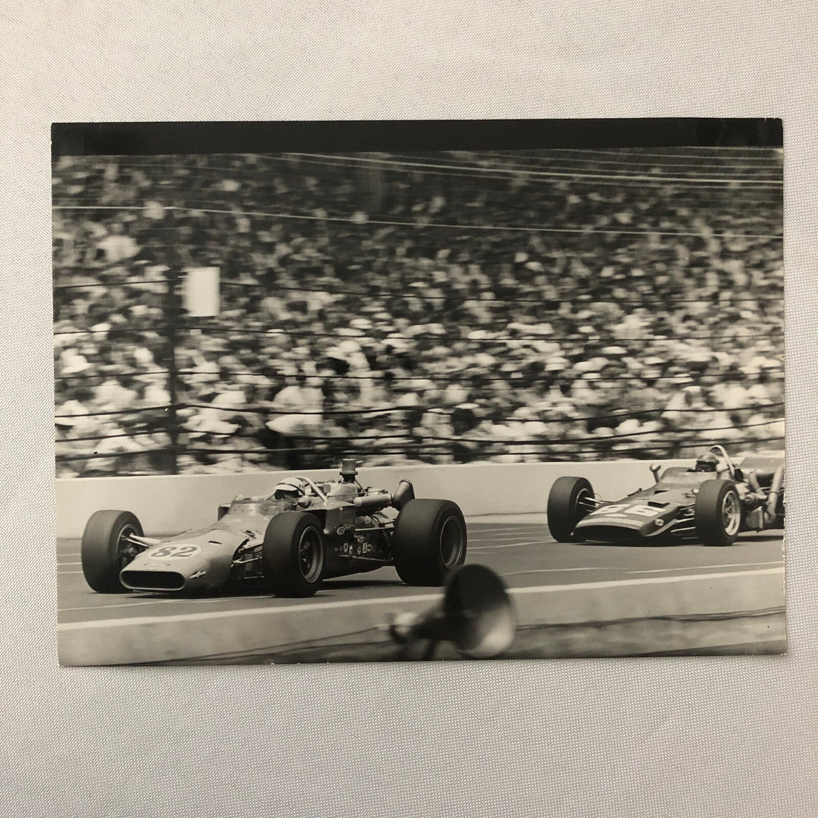 Indianapolis Indy 500 Racing Car Photo Photograph Roger McCluskey Mark Donohue