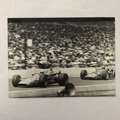 Indianapolis Indy 500 Racing Car Photo Photograph Roger McCluskey Mark Donohue