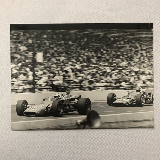 Indianapolis Indy 500 Racing Car Photo Photograph Roger McCluskey Mark Donohue