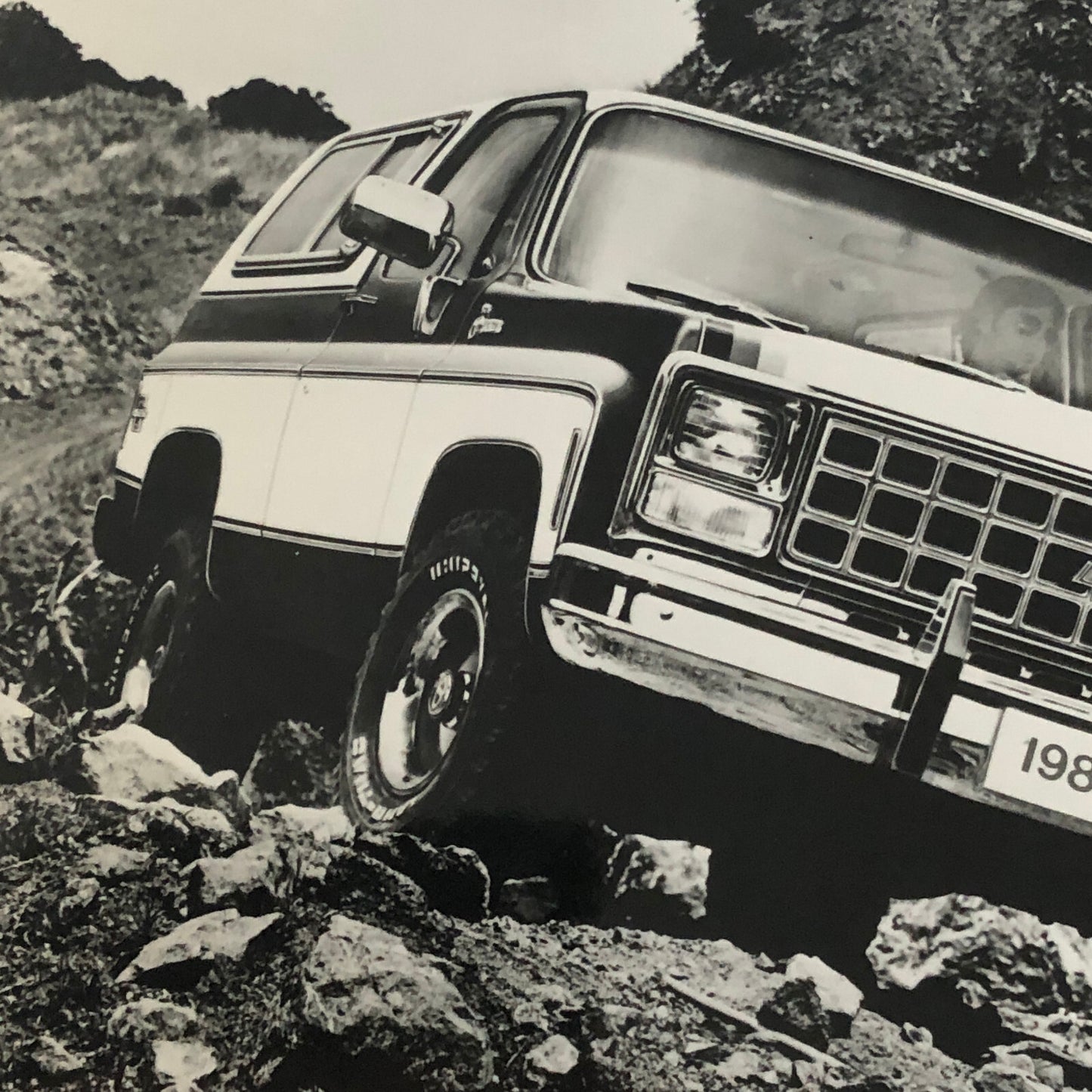 1980 Chevrolet Blazer Truck Press Photo Photograph Print Chevy